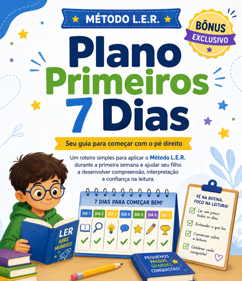 Bônus Plano Primeiros 7 Dias do Método L.E.R.